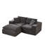 Canapé moderne en nuage de chenille, librement combinable, confortable pour s'asseoir, convient aux meubles de salon modernes dans les maisons, les appartements et les bureaux-898128253-898128252