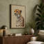 Cheetah Study Botanical - Wrapped Canvas-732816684-732816686