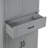 Bathroom Storage Cabinet With Doors And Drawer, Multiple Storage Space, Adjustable Shelf-410853404-410853403