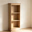 3 Tier Low Narrow Bookcase Display Shelf