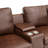 Genuine Leather Match Power Reclining U-Shaped Sectional Sofa With Console, Cup Holders & USB Ports-1647961464