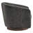 Bennett Genuine Leather Swivel Barrel Chair-971447689