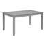 Ensemble de salle à manger de cuisine 6 pièces, table de salle à manger rectangulaire en bois avec 4 chaises rembourrées et un banc, ensemble de table de salle à manger pour 6 personnes, salon, bar et cuisine-490817691