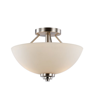 Plafonnier semi-encastré 2 lumières 13,5 po Juli