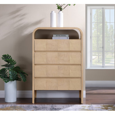 Commode en placage de frêne et de chêne Giada