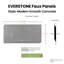 Panneau de faux béton moderne EverStone, l 48 1/4 po x H 24 1/8 po x P 7/8 po, ardoise de minuit-122477305