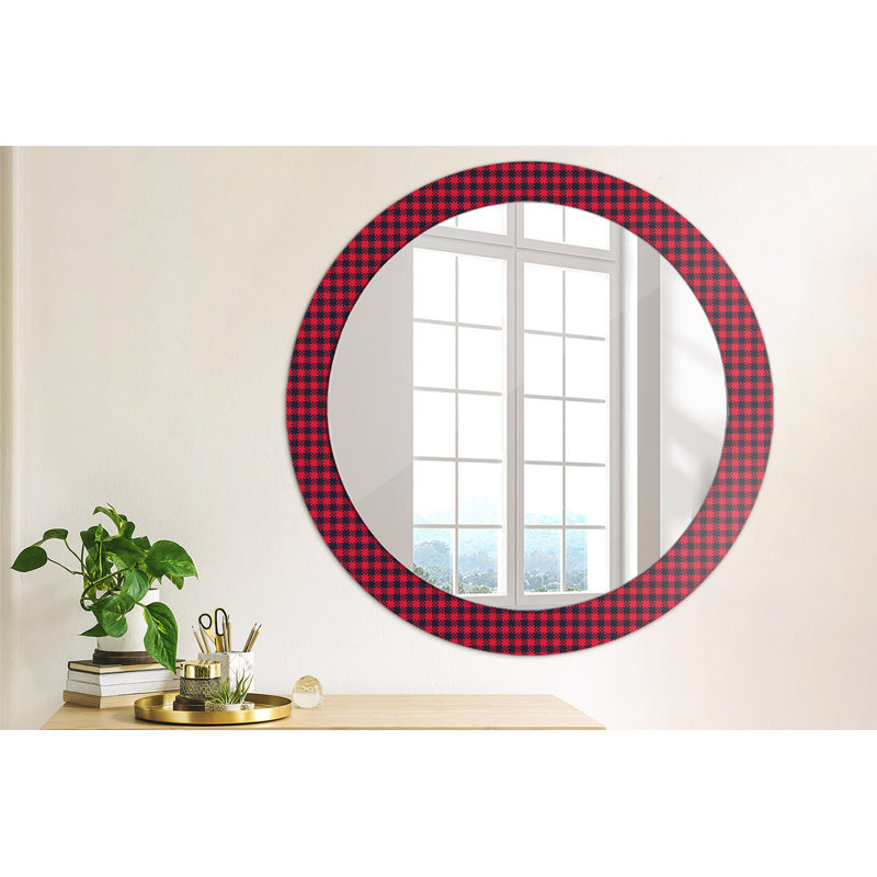 Huldar Glass Flat Wall Mirror