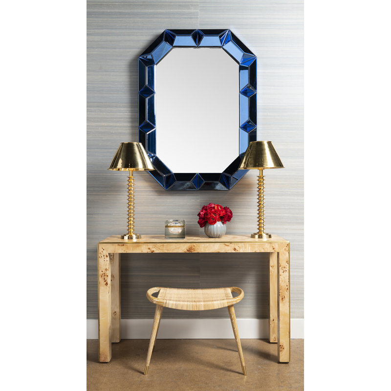 Romano Octagon Wall Mirror, Sapphire Blue