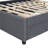 Jafrin Upholstered Platform Bed with Brick Pattern Headboard and Trundle-929568094-881874302