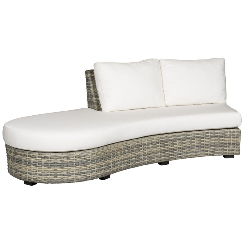 Montclair Outdoor Left Curved Lounge, Toodaloo Parchment