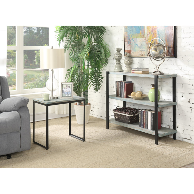 South Ferry End Table, Blue