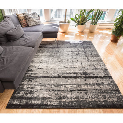 Sydney Vintage Abstract Synthetic Area Rug