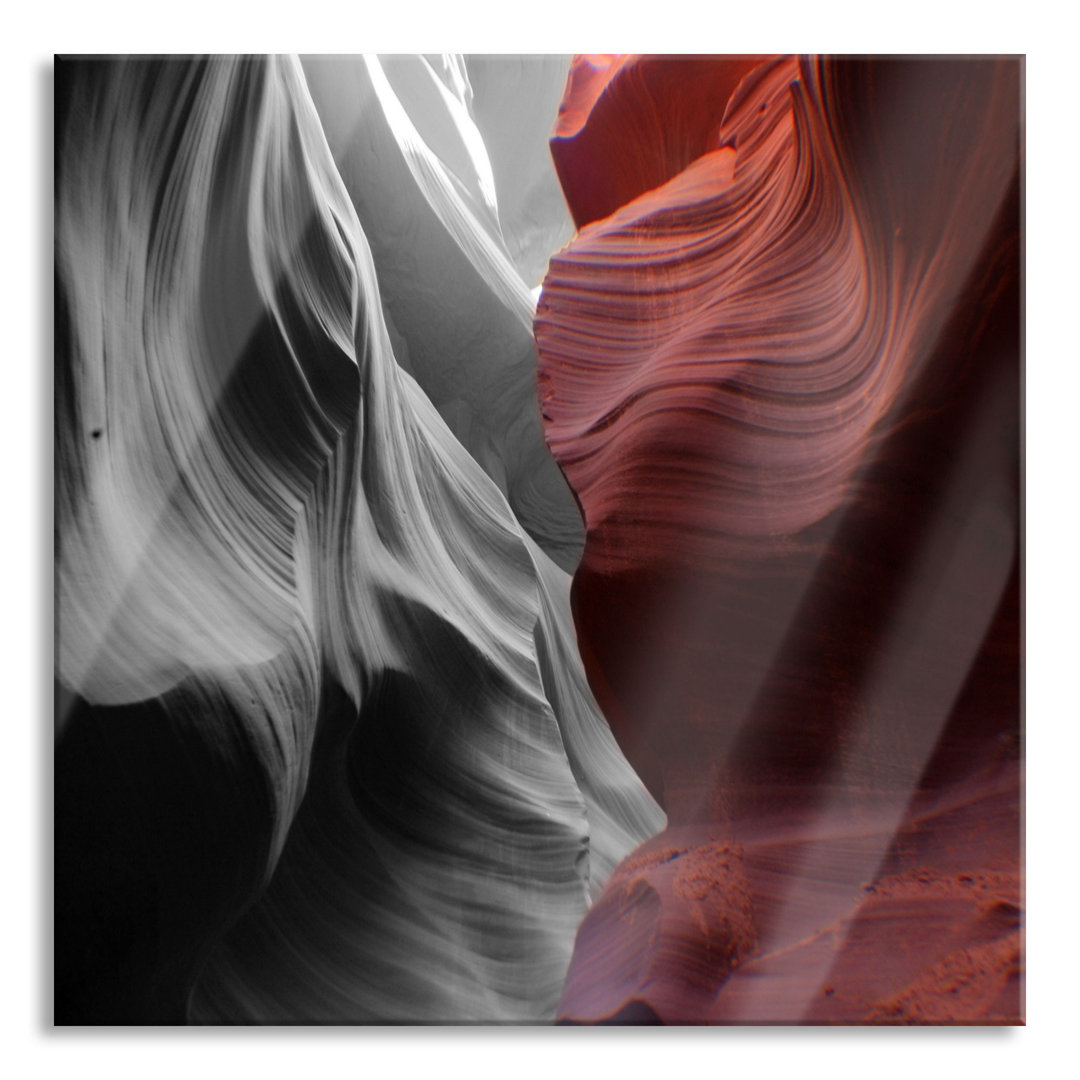 Glasbild Great Antelope Canyon