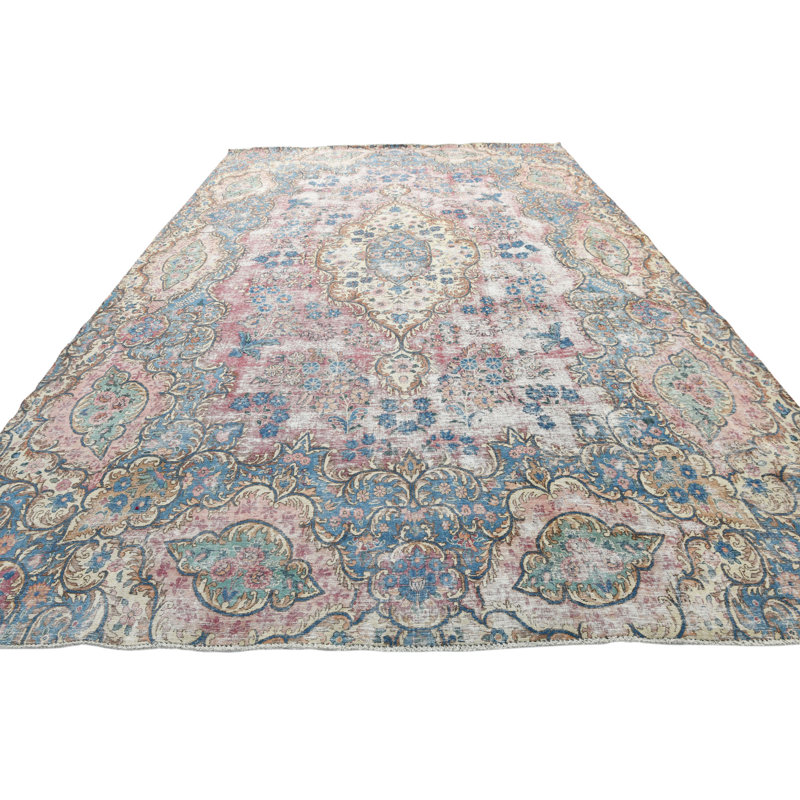 Tapis oriental rouge unique 10X13 One-of-a-Kind