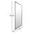 Shamar Metal Flat Wall Mirror-166346831