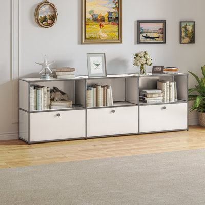 Rangement à 2 niveaux modulaire en métal
