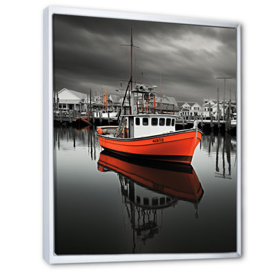 Port Port Silhouette I - décoration murale nautique et plage
