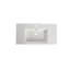 Lavabo de salle de bain 36 po en résine, blanc brillant, 35,46 po de profondeur, 17,66 po de largeur, 4,67 po de hauteur, 46,9 lb, et lavabo en résine, résistant aux taches