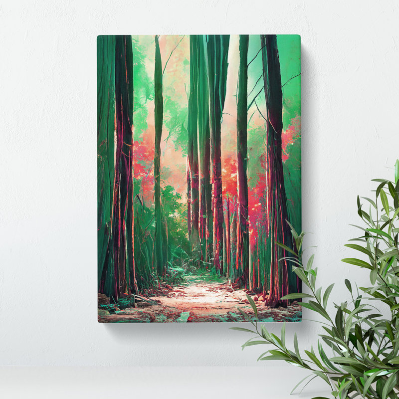 Abstract Forest No.5 - Wrapped Canvas, 60cm H x 40cm W x 3cm D