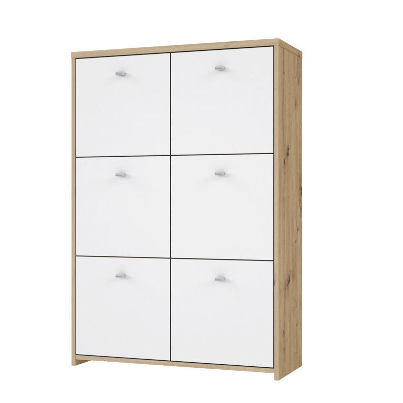 Filippone 77.2cm Sideboard, Artisan oak/White