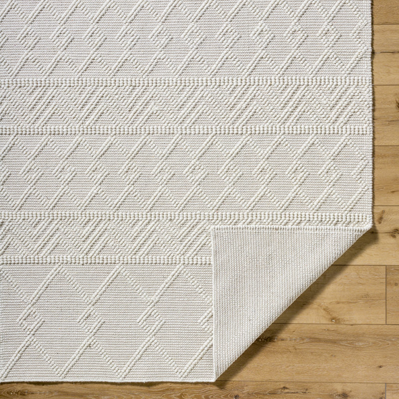 Tapis marocain à tissage plat Kayson, Rectangle 8 pi x 10 pi