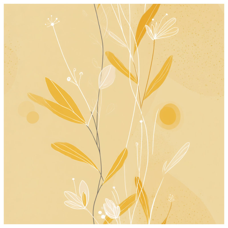 Couvre-lit matelassé jaune Botanical Illustration toutes tailles, Très grand lit