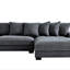 Canapé modulaire surdimensionné deux pièces pour le salon-329436850-329436861