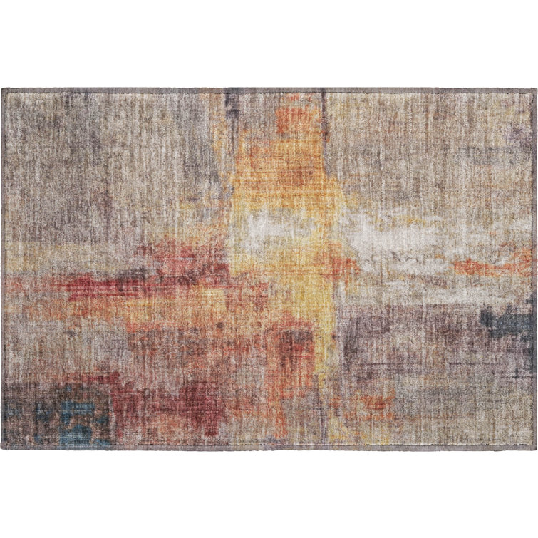 Premium Machine Washable Bucz AMF1759 Modern Rug