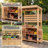 100% Natural Cedar Outdoor Kitchen Island