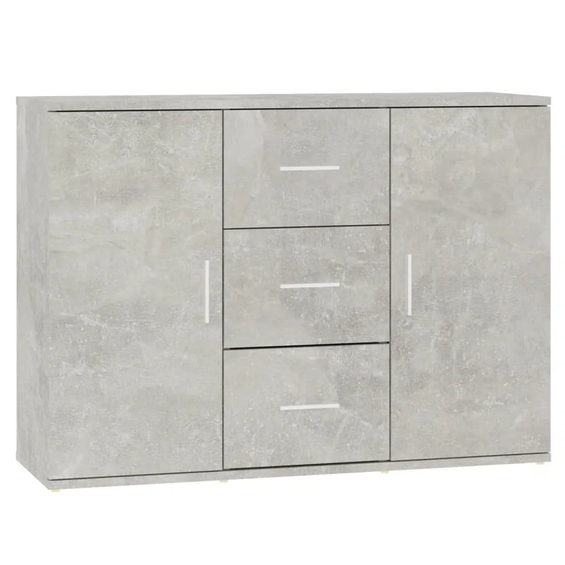 Lovice 91cm Sideboard, Concrete Grey