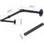 Mcdougald Steel Wall Wall Mounted Coat Rack