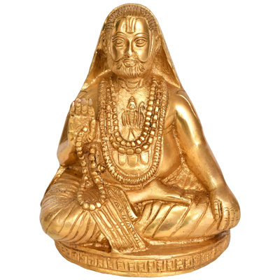 Statue en laiton 7 po Raghavendra Maharaj