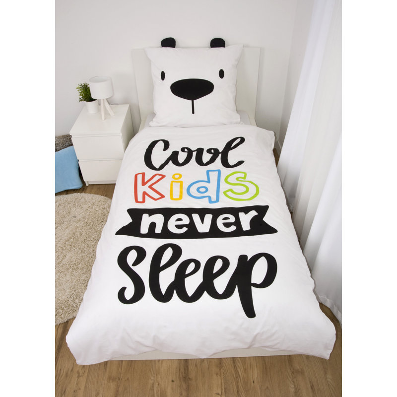 Young Cool Kids Never Sleep Duvet Cover Set