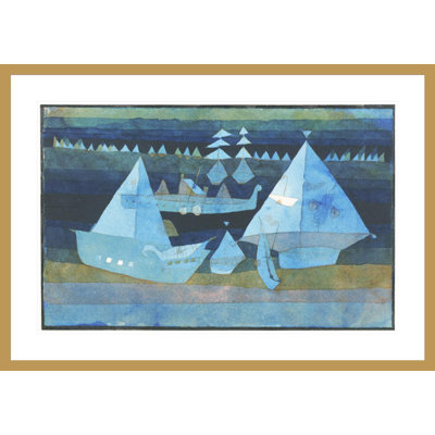 Little Regatta by Paul Klee -Framed Giclee Print