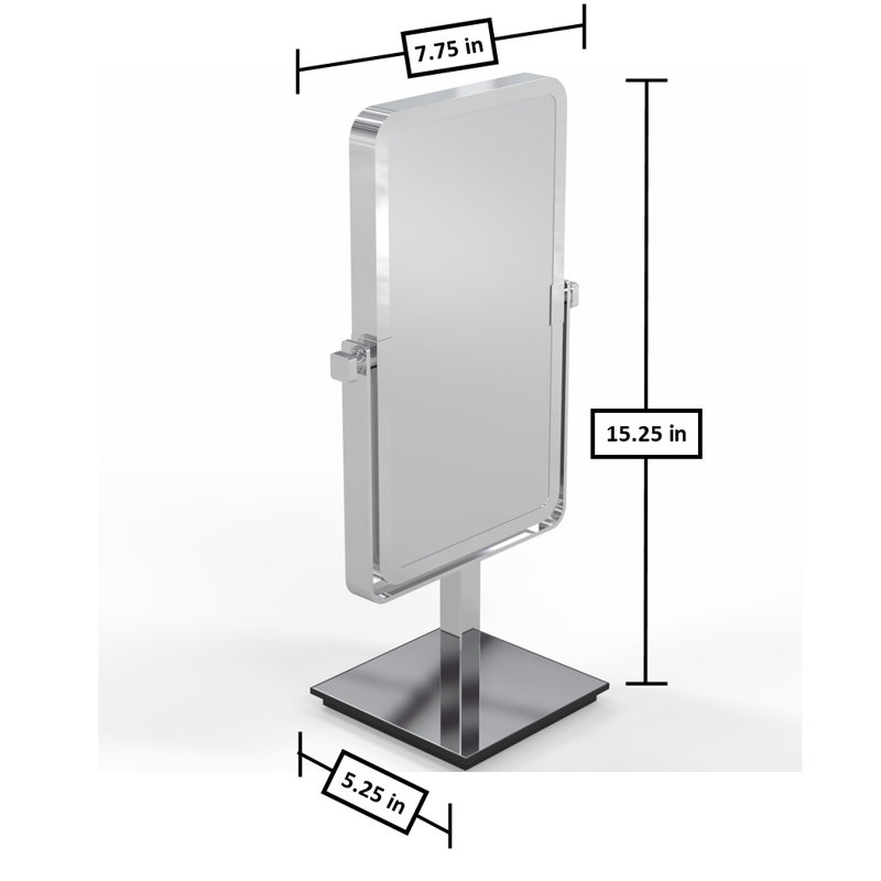 Miroir grossissant, Chrome