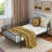 Metal Daybed With Reinforced Slat Support And Sturdy Metal Construction-1725575342-1725575336