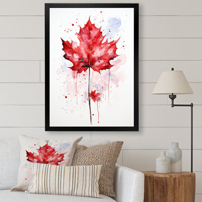 Red Maple Leaf Beauty I - Tree Maple Wall Art