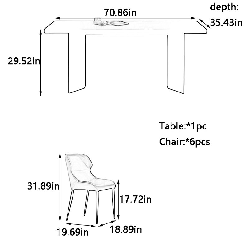 Kolar, 29.52"H x 70.86"L x 35.43"W