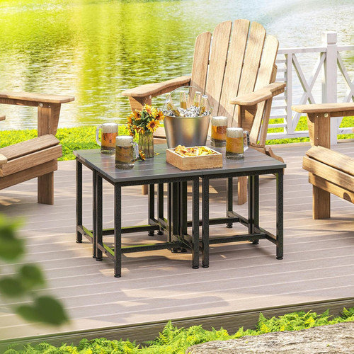 Table d'extérieur imperméable et résistante aux intempéries