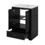 Meuble-lavabo autoportant avec tablettes réglables Modern-116925750-116925754