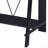 Black Writing Desk, with Upper Shelf-768452777