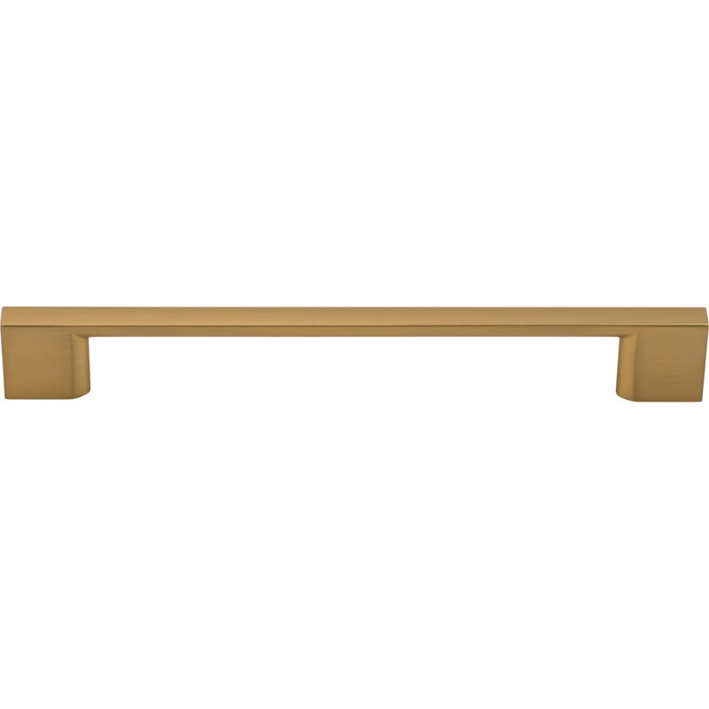 Soft Square 6 9/16" Center Bar Pull Multipack, Champagne Bronze