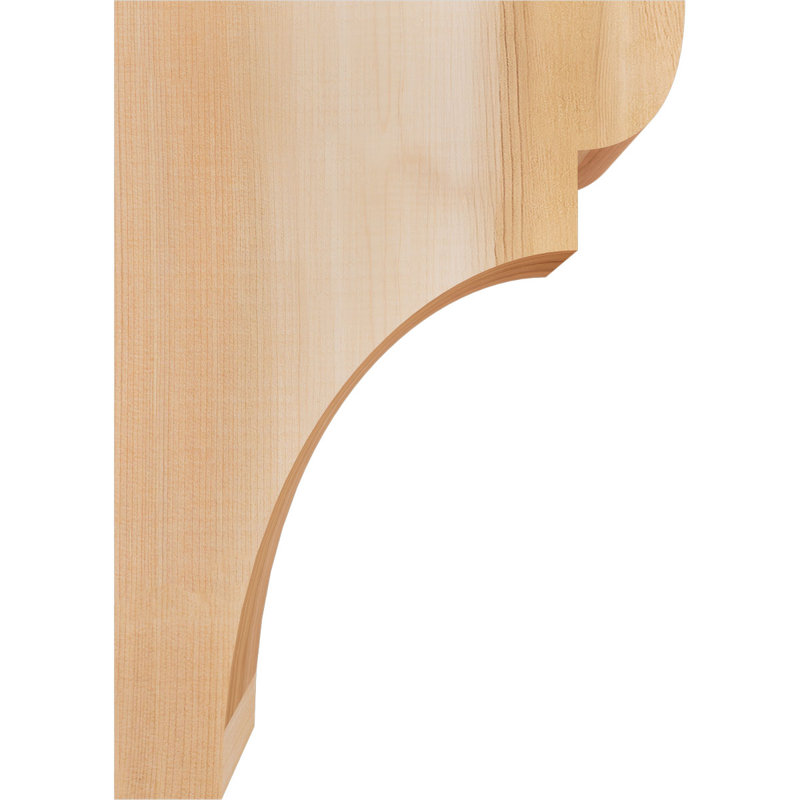 Yorktown Corbel, H 14 po x l 3,5 po x P 10 po, Cèdre rouge, Lisse