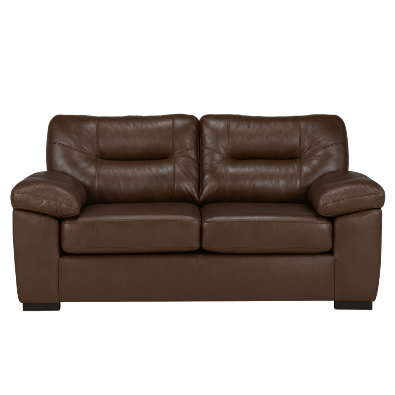Linhay Leather Loveseat, Brown