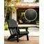 Chaise de patio pliante en plastique PEHD toutes saisons avec porte-gobelet pour jardin, bord de piscine, pliable Adirondack-776979284