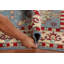 Tapis oriental bleu clair Kazak