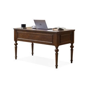 Bureaux rectangulaires en bois massif brun noisette
