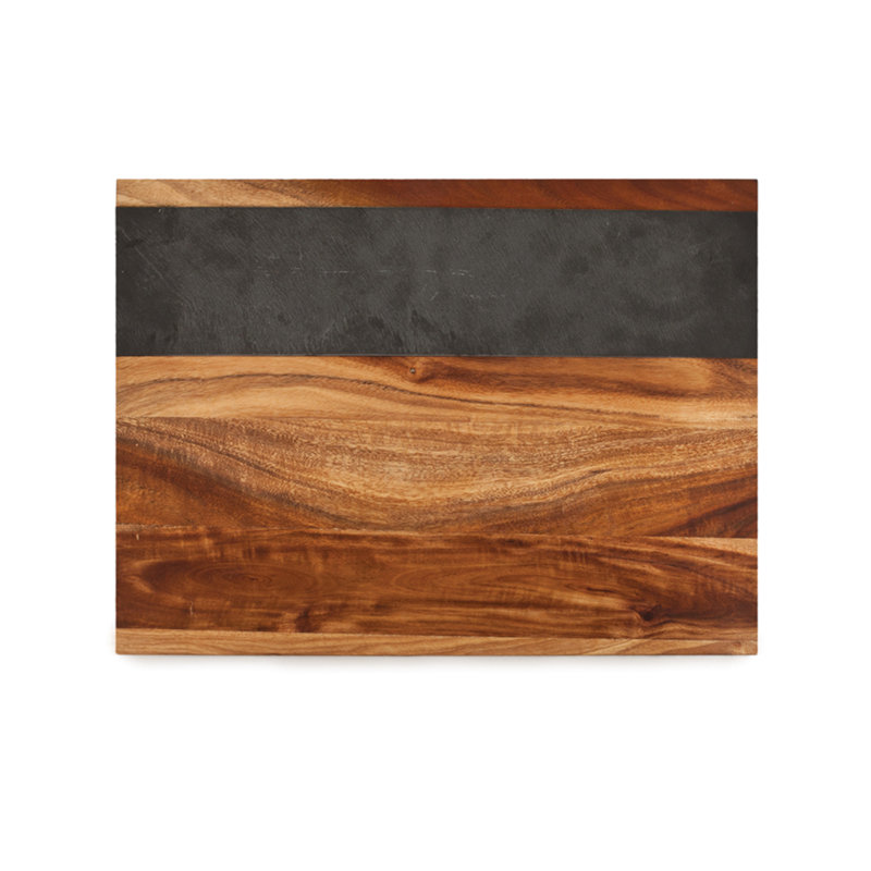 Farmhouse Wood with Slate Board