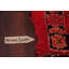 Tapis rouge marocain rouge noué à la main 6 x 11