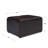 Avalon 35"W Upholstered Vegan Leather Modern Square Coffee Table Storage Ottoman with 4 Flip-Over Trays-1243506169-1303952604